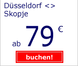D&uuml;sseldorf-Skopje ab 79 Euro