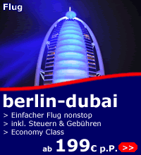 Fl&uuml;ge Berlin-Dubai ab 199 Euro