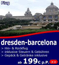 Fl&uuml;ge Dresden-Barcelona ab 199 Euro