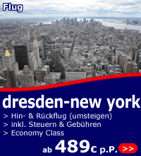 Fl&uuml;ge Dresden-New York ab 489 euro