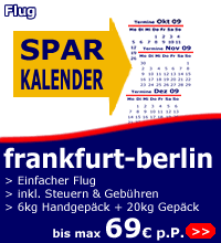 Fl&uuml;ge Frankfurt-Berlin ab 52 Euro