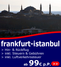 fl&uuml;ge frankfurt-istanbul ab 99 euro