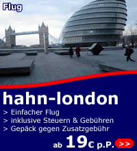 Fl&uuml;ge Frankfurt-Hahn ab 19 Euro