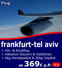 fl&uuml;ge frankfurt-tel aviv ab 369 euro