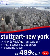 Fl&uuml;ge Stuttgart-New York ab 489 Euro